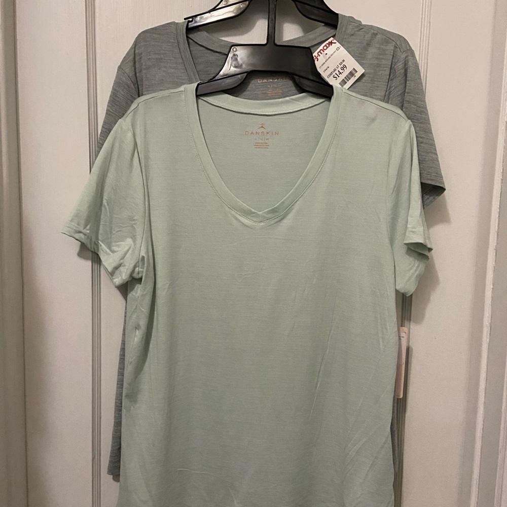 Danskin workout shirts -set of 2
